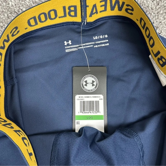 ✔️UNDER ARMOUR PROJECT ROCK HEATGEAR MENS LEGGINGS WORKOUT TIGHTS - Picture 10 of 10